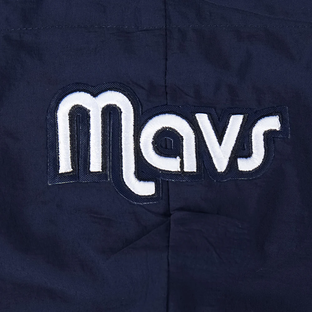 NBA DALLAS MAVERICKS CLASSIC WIND WOVEN WOMEN'S 1/2 JACKET (MIDNIGHT NAVY) - Image 6