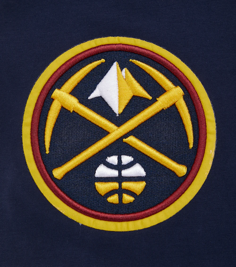 NBA DENVER NUGGETS SCRIPT TAIL MEN'S TEE (MIDNIGHT NAVY) - Image 6