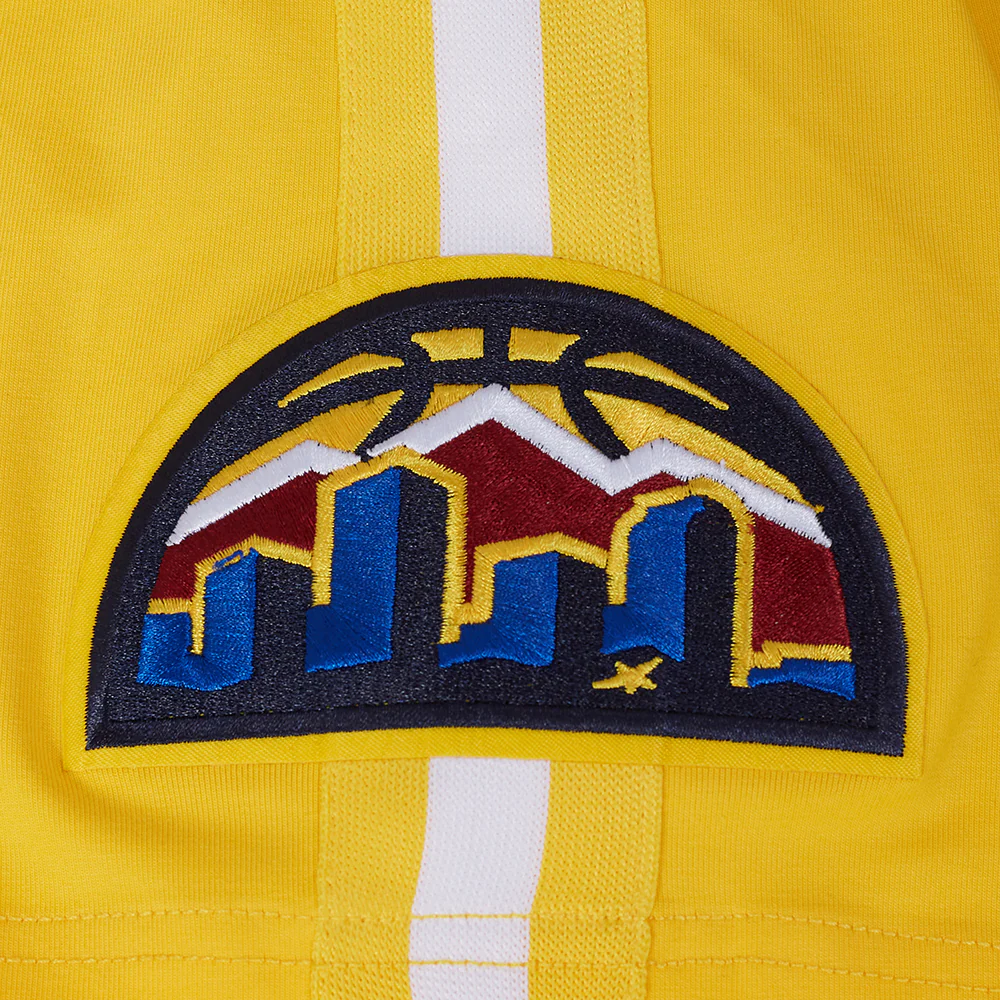 NBA DENVER NUGGETS NIKOLA JOKIC #15 CLASSIC PNN MEN'S SJ TAPING TEE (YELLOW) - Image 7