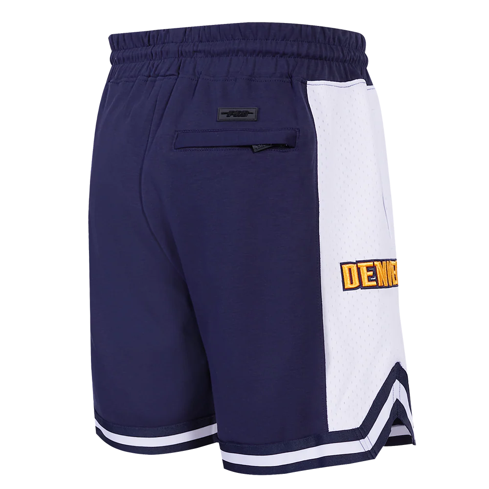 NBA DENVER NUGGETS SCRIPT TAIL MEN'S DOUBLE KNIT 2.0 SHORT (MIDNIGHT NAVY) - Image 3
