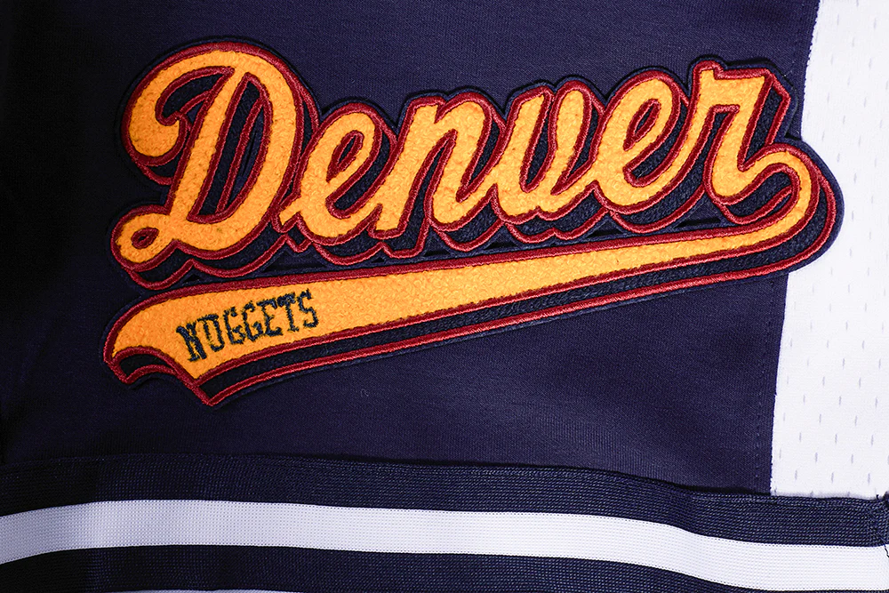 NBA DENVER NUGGETS SCRIPT TAIL MEN'S DOUBLE KNIT 2.0 SHORT (MIDNIGHT NAVY) - Image 7
