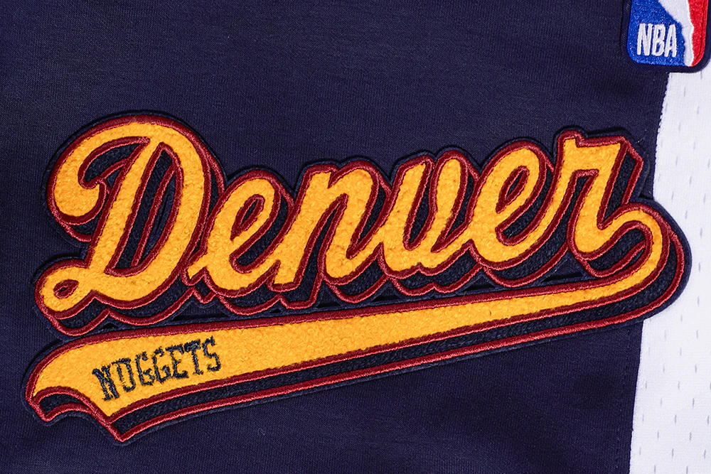 NBA DENVER NUGGETS SCRIPT TAIL MEN'S DOUBLE KNIT 2.0 SHORT (MIDNIGHT NAVY) - Image 8