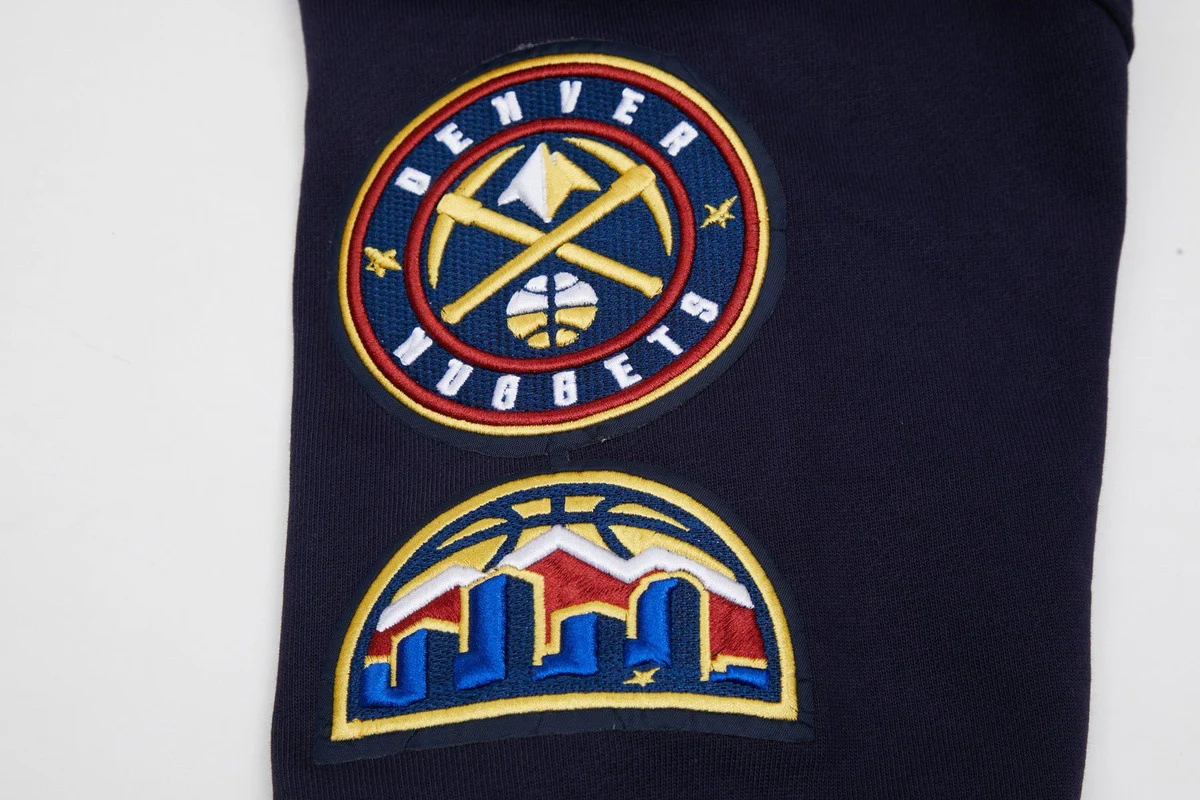 NBA DENVER NUGGETS CLASSIC CHENILLE MEN'S PULLOVER HOODIE (MIDNIGHT NAVY) - Image 7