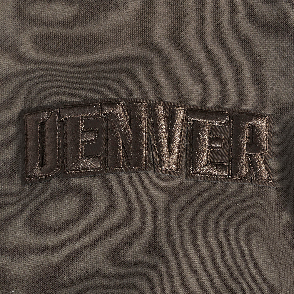 NBA DENVER NUGGETS NEUTRAL MEN'S DROP SHOULDER PULLOVER HOODIE (DARK TAUPE) - Image 7