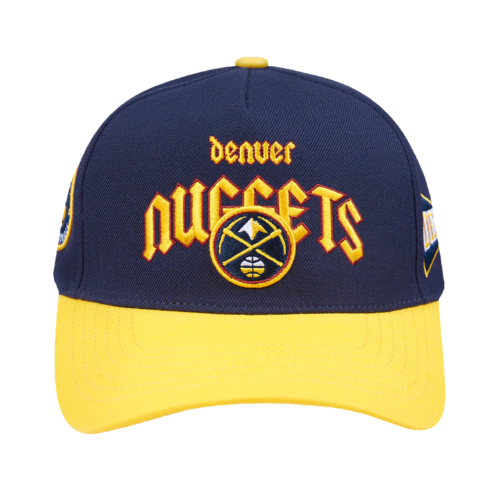 NBA DENVER NUGGETS CITY TOUR CURVED SNAPBACK HAT (MIDNIGHT NAVY)