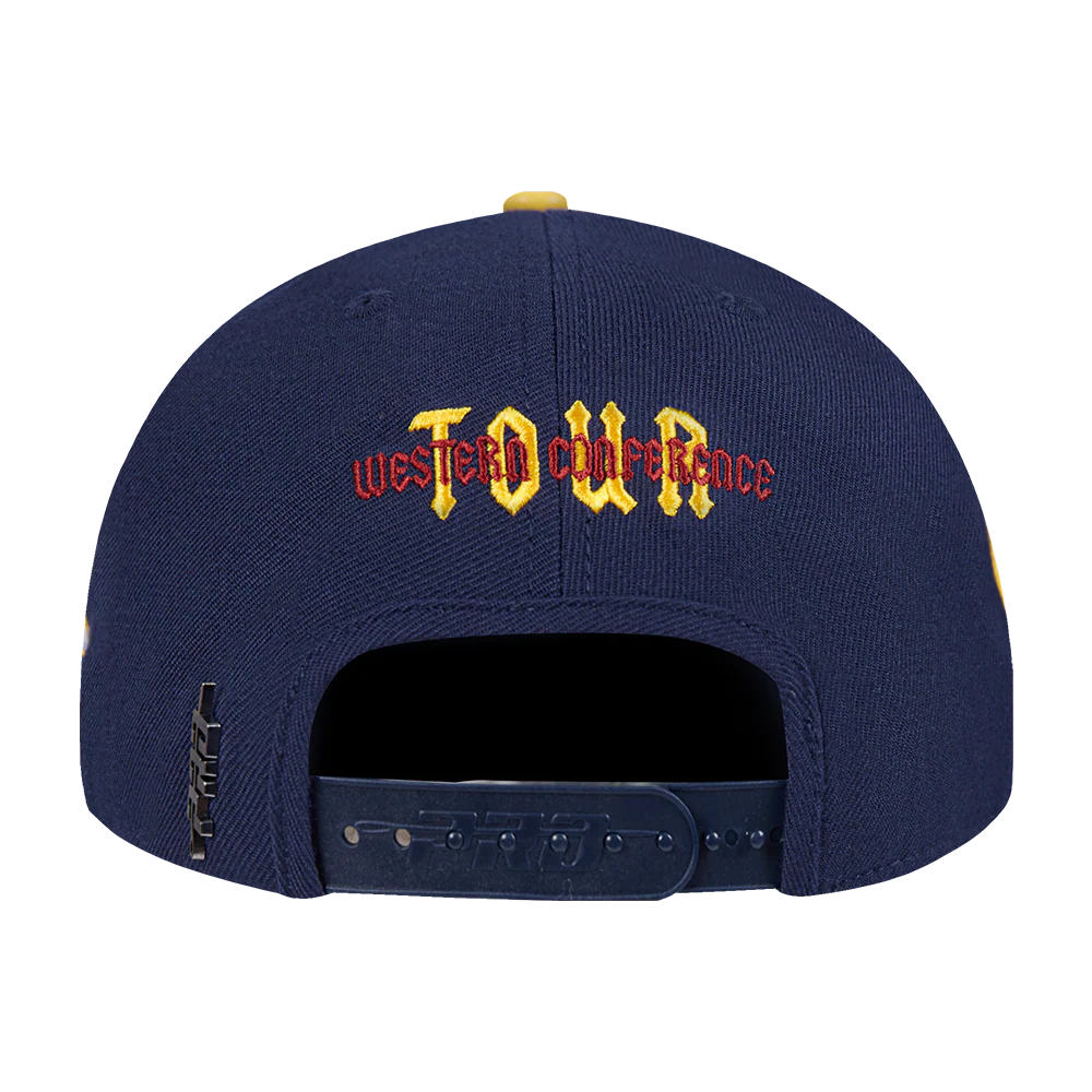 NBA DENVER NUGGETS CITY TOUR CURVED SNAPBACK HAT (MIDNIGHT NAVY) - Image 4