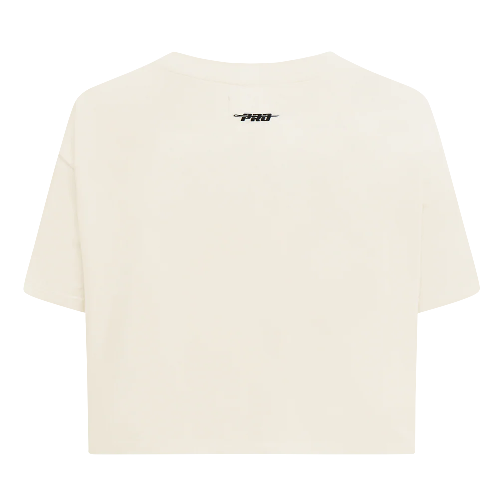NBA DENVER NUGGETS RETRO CLASSIC WOMEN'S SJ BOXY TEE (EGGSHELL) - Image 3