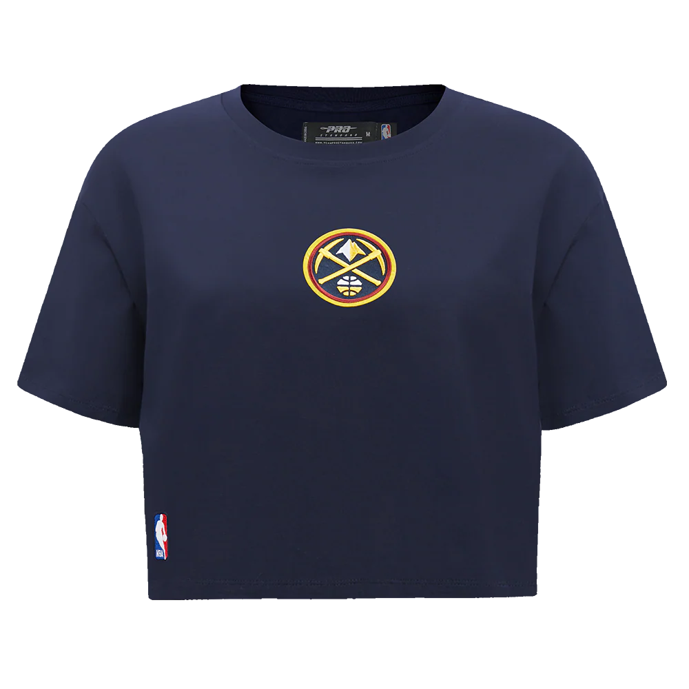 NBA DENVER NUGGETS WINGSPAN WOMEN'S SJ BOXY TEE (MIDNIGHT NAVY) - Image 2