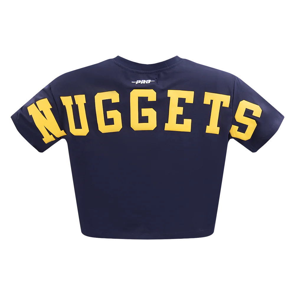 NBA DENVER NUGGETS WINGSPAN WOMEN'S SJ BOXY TEE (MIDNIGHT NAVY) - Image 5