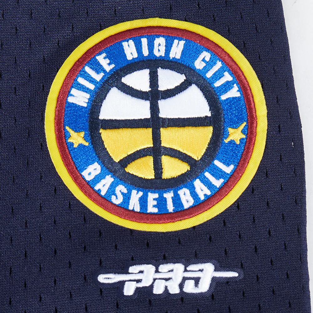 DENVER NUGGETS CLASSIC BIG BOY'S MESH BUTTON DOWN SHIRT (MIDNIGHT NAVY) - Image 6