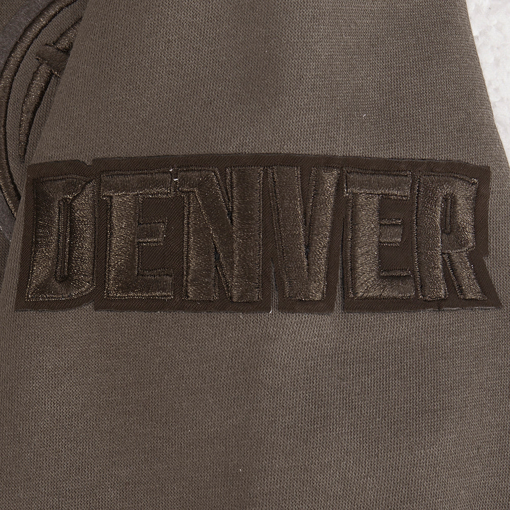 NBA DENVER NUGGETS NEUTRAL BIG BOYS FLC PO HOODIE (DARK TAUPE) - Image 7