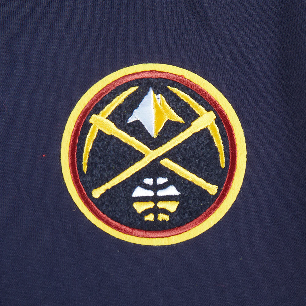 NBA DENVER NUGGETS CLASSIC BIG GIRLS SHORT SLEEVE BOXY TEE (MIDNIGHT NAVY) - Image 6