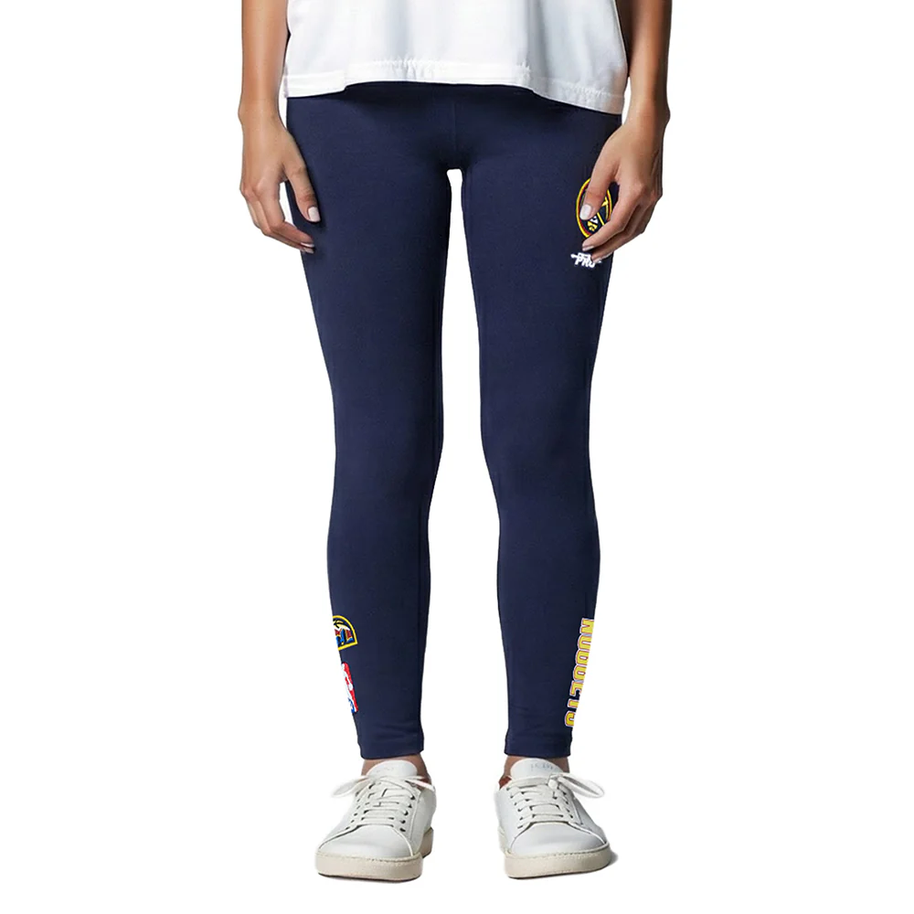 NBA DENVER NUGGETS CLASSIC BIG GIRLS LEGGING (MIDNIGHT NAVY)