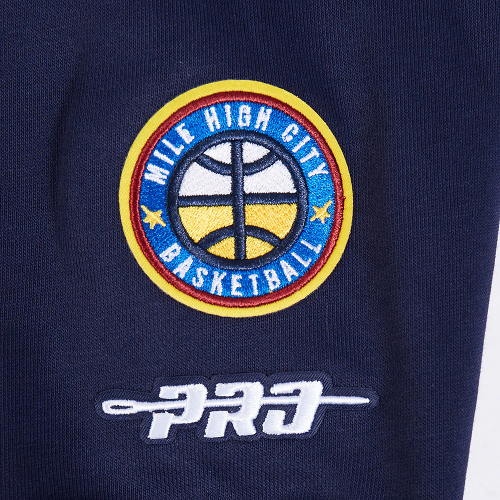 NBA DENVER NUGGETS WINGSPAN WOMEN'S FLC CREWNECK (MIDNIGHT NAVY) - Image 6