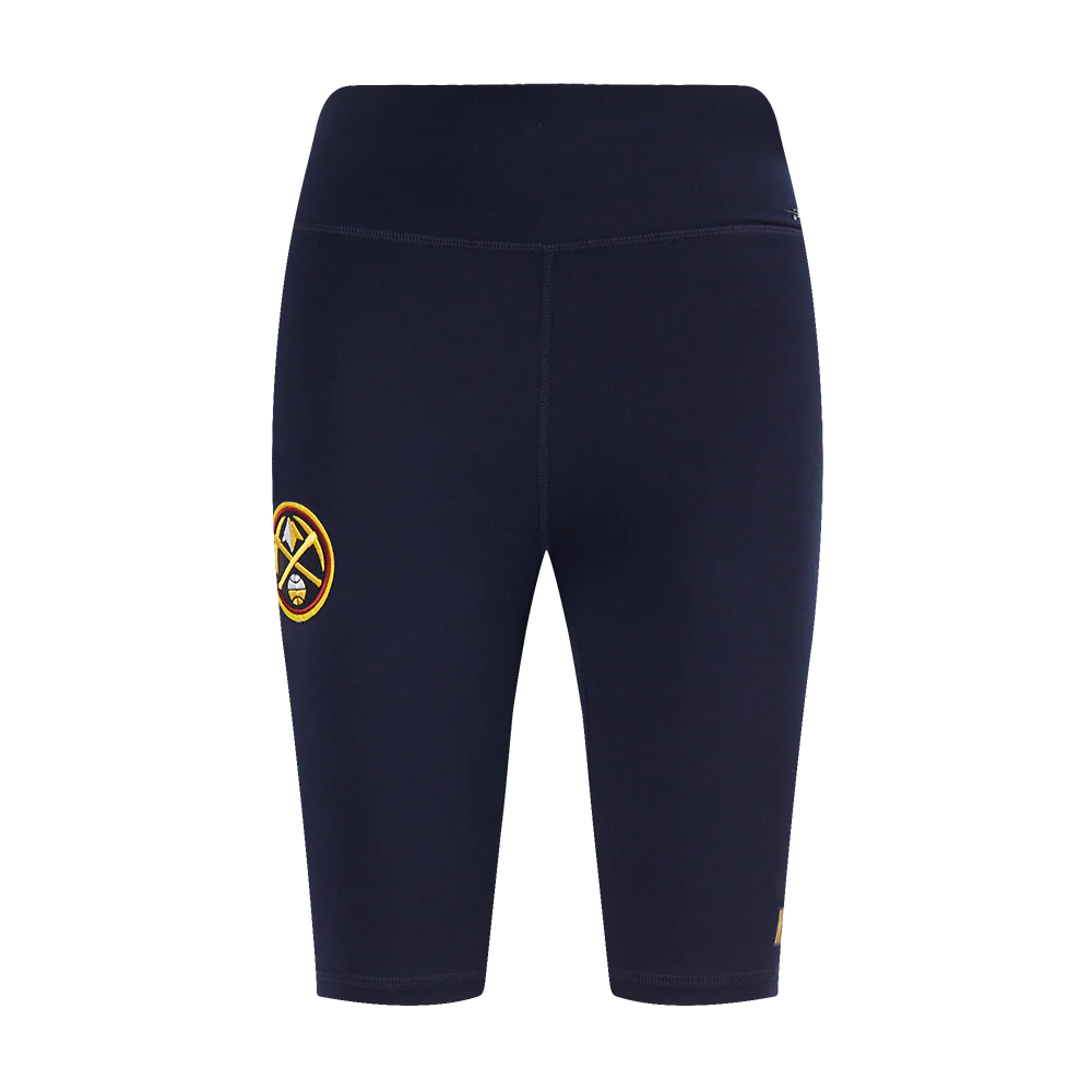 NBA DENVER NUGGETS CLASSIC WOMEN'S COTTON BIKE SHORT (MIDNIGHT NAVY)