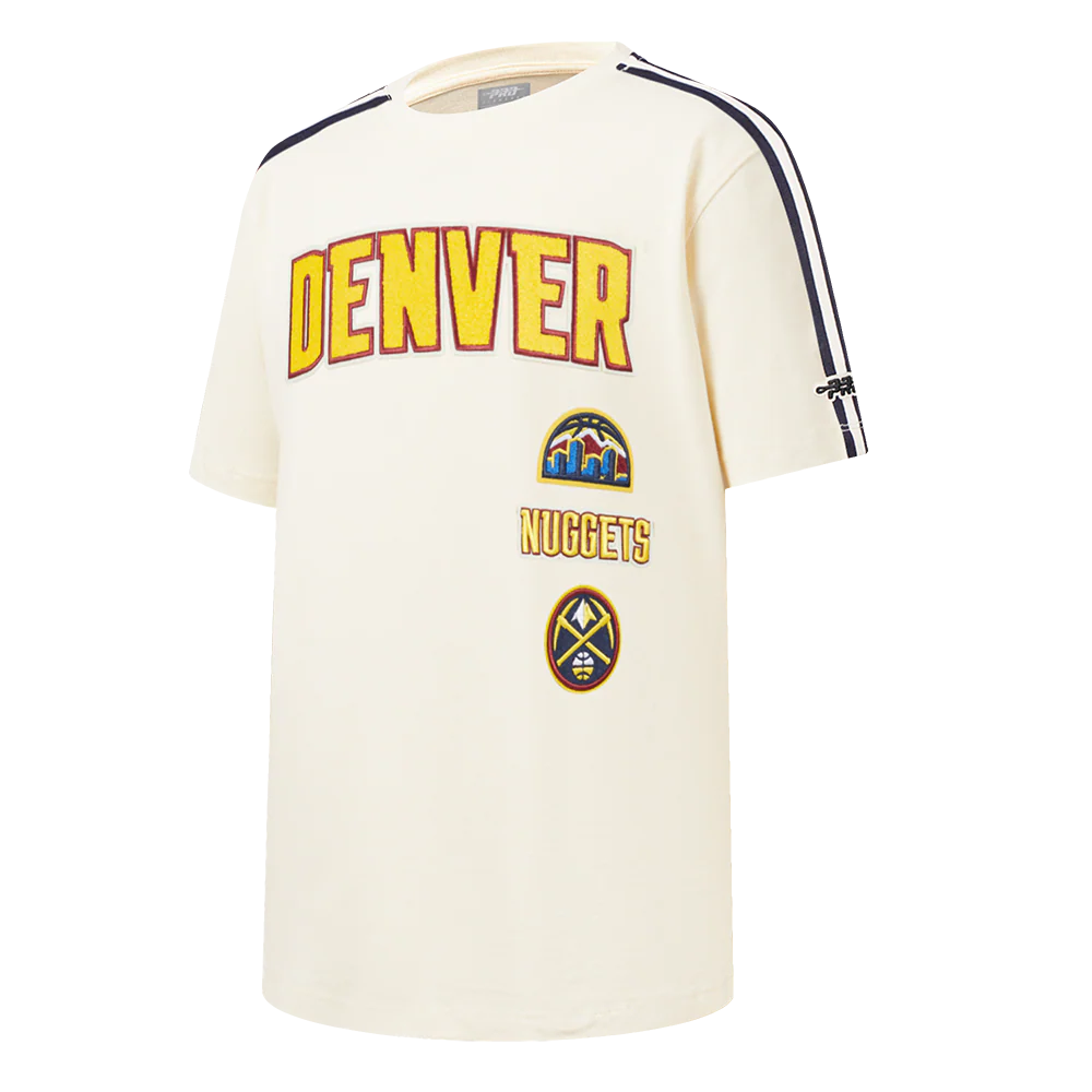 NBA DENVER NUGGETS RETRO CLASSIC LITTLE BOYS SHORT SLEEVE TAPING TEE (MIDNIGHT NAVY) - Image 2