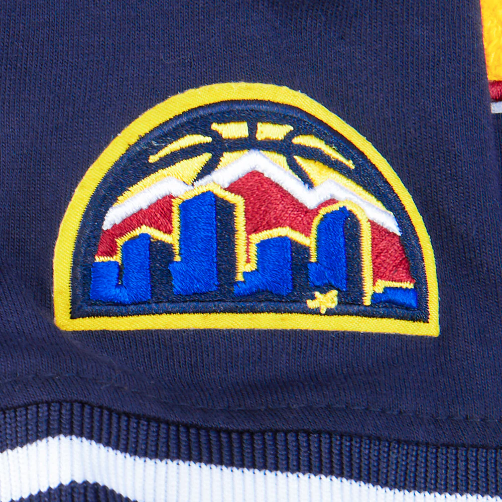 NBA DENVER NUGGETS CLASSIC TODDLER BOYS SHORT SLEEVE STRIPED RIB TEE (MIDNIGHT NAVY) - Image 7