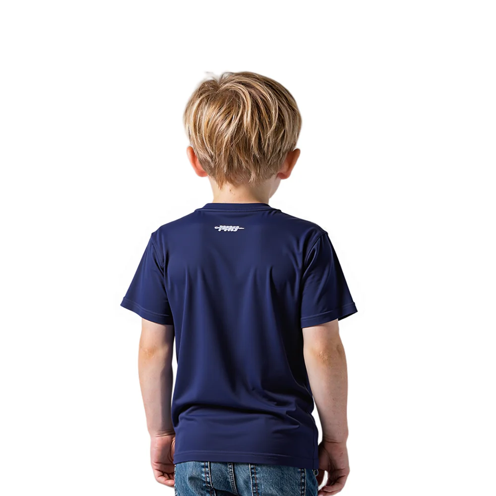 NBA DENVER NUGGETS RETRO CLASSIC TODDLER BOYS SHORT SLEEVE TAPING TEE(MIDNIGHT NAVY) - Image 2