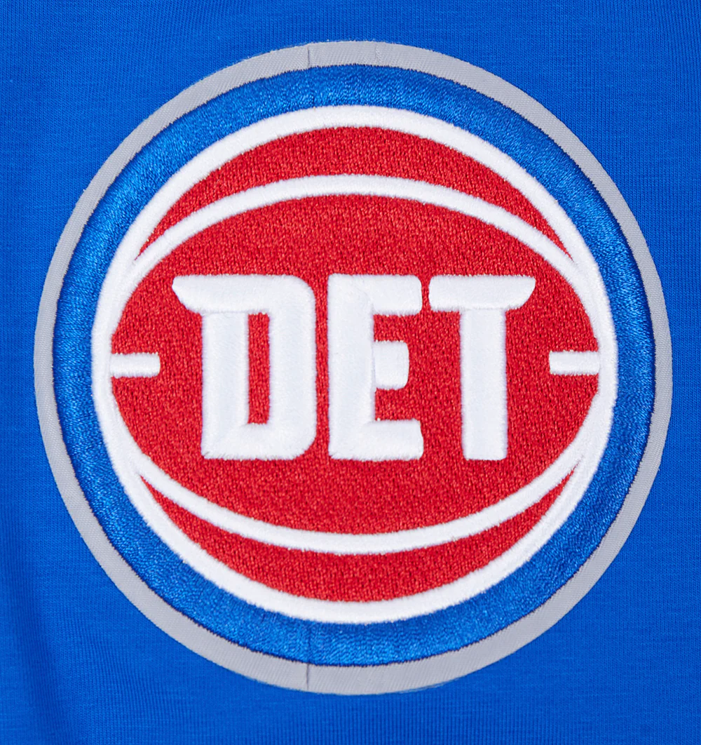 NBA DETROIT PISTONS SCRIPT TAIL MEN'S TEE (ROYAL BLUE) - Image 7