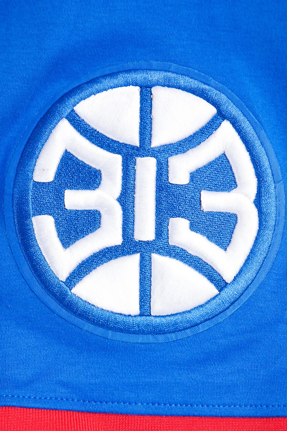 NBA DETROIT PISTONS RETRO CLASSIC MEN'S TEE (ROYAL BLUE/RED) - Image 9