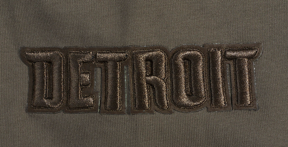 NBA DETROIT PISTONS NEUTRAL MEN'S DROP SHOULDER TEE (DARK TAUPE) - Image 7
