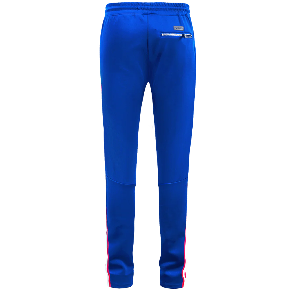 NBA DETROIT PISTONS CLASSIC MEN'S DK TRACK PANT (ROYAL BLUE/RED) - Image 3