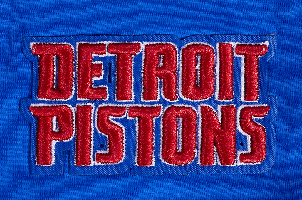 NBA DETROIT PISTONS SCRIPT TAIL WOMEN'S SINGLE JERSEY BOXY TEE (ROYAL BLUE) - Image 7