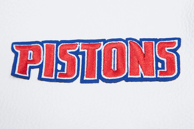 NBA DETROIT PISTONS CLASSIC WOOL WOMEN'S VARSITY JACKET (ROYAL BLUE/WHITE) - Image 7