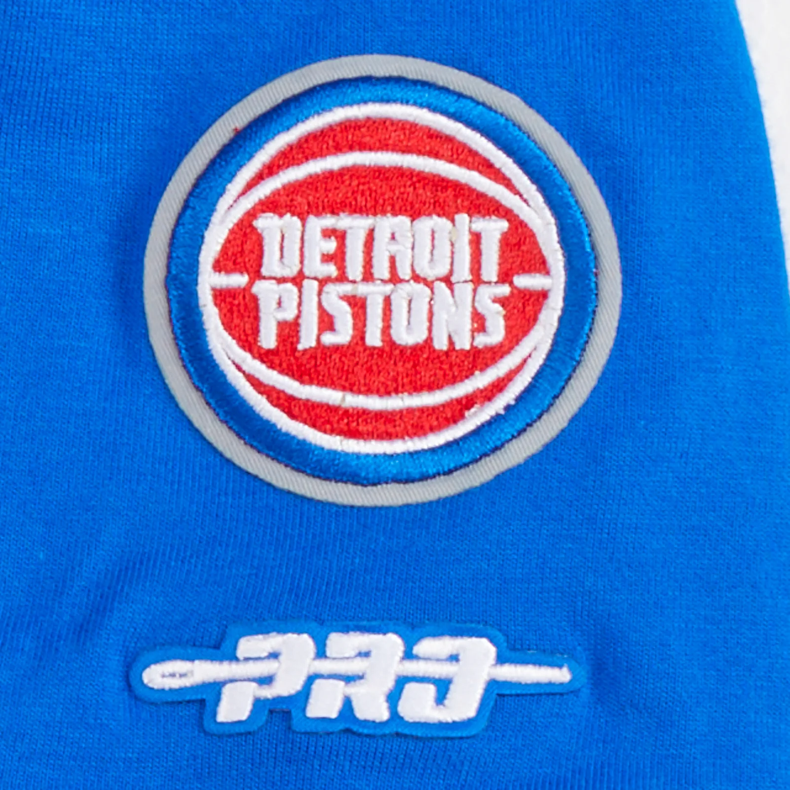 NBA DETROIT PISTONS CLASSIC LITTLE BOYS SHORT SLEEVE STRIPED RIB TEE (ROYAL BLUE/RED) - Image 7