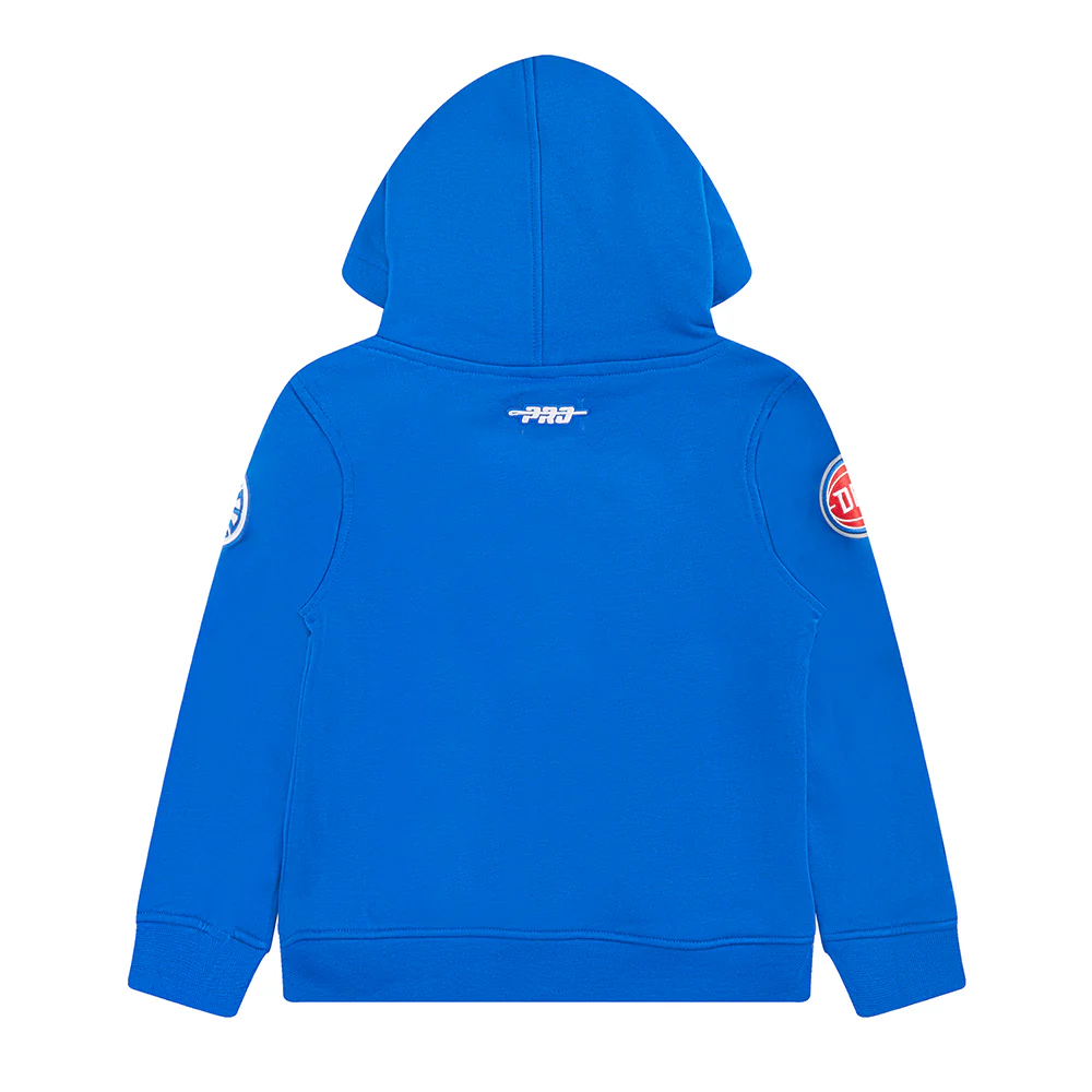 NBA DETROIT PISTONS CLASSIC TODDLER BOYS FLEECE PULLOVER HOODIE (ROYAL BLUE) - Image 4