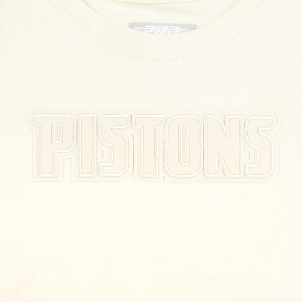 NBA DETROIT PISTONS NEUTRAL TODDLER GIRLS SHORT SLEEVE BOXY TEE (EGGSHELL) - Image 6