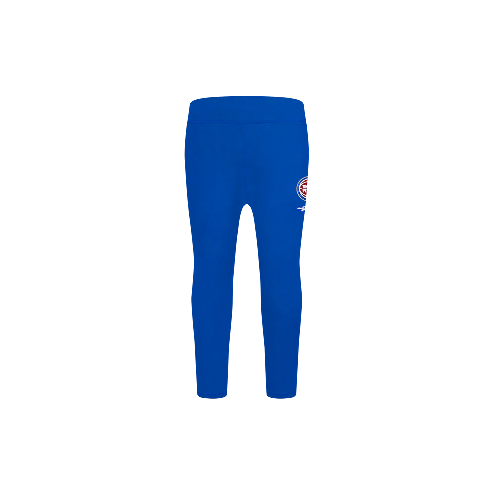 NBA DETROIT PISTONS RETRO CLASSIC TODDLER GIRLS LEGGING (ROYAL BLUE) - Image 2