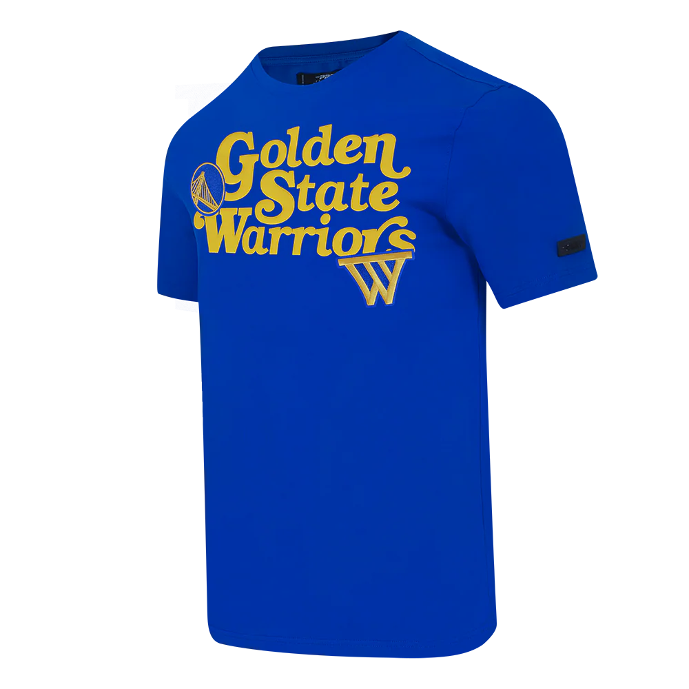 NBA GOLDEN STATE WARRIORS SOUVENIR MEN'S SINGLE JERSEY TEE (ROYAL BLUE) - Image 6