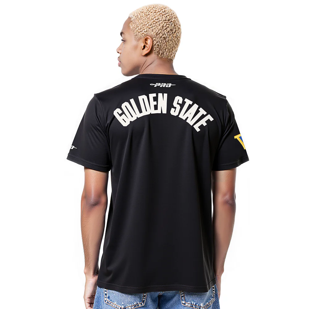 NBA GOLDEN STATE WARRIORS MODERN ORIGINALS MEN'S SJ TEE (BLACK) - Image 2