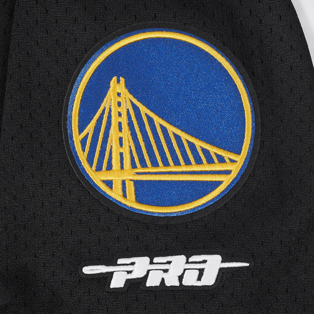 NBA GOLDEN STATE WARRIORS STEPHEN CURRY #30 CLASSIC MESH PNN MEN'S MESH BUTTON DOWN SHIRT (BLACK) - Image 7