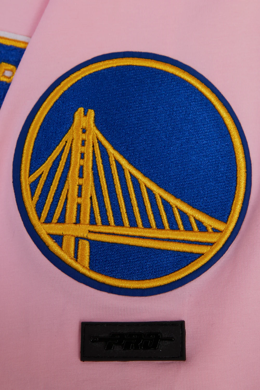 NBA GOLDEN STATE WARRIORS LOGO PRO TEAM MEN'S TEE (PINK) - Image 6