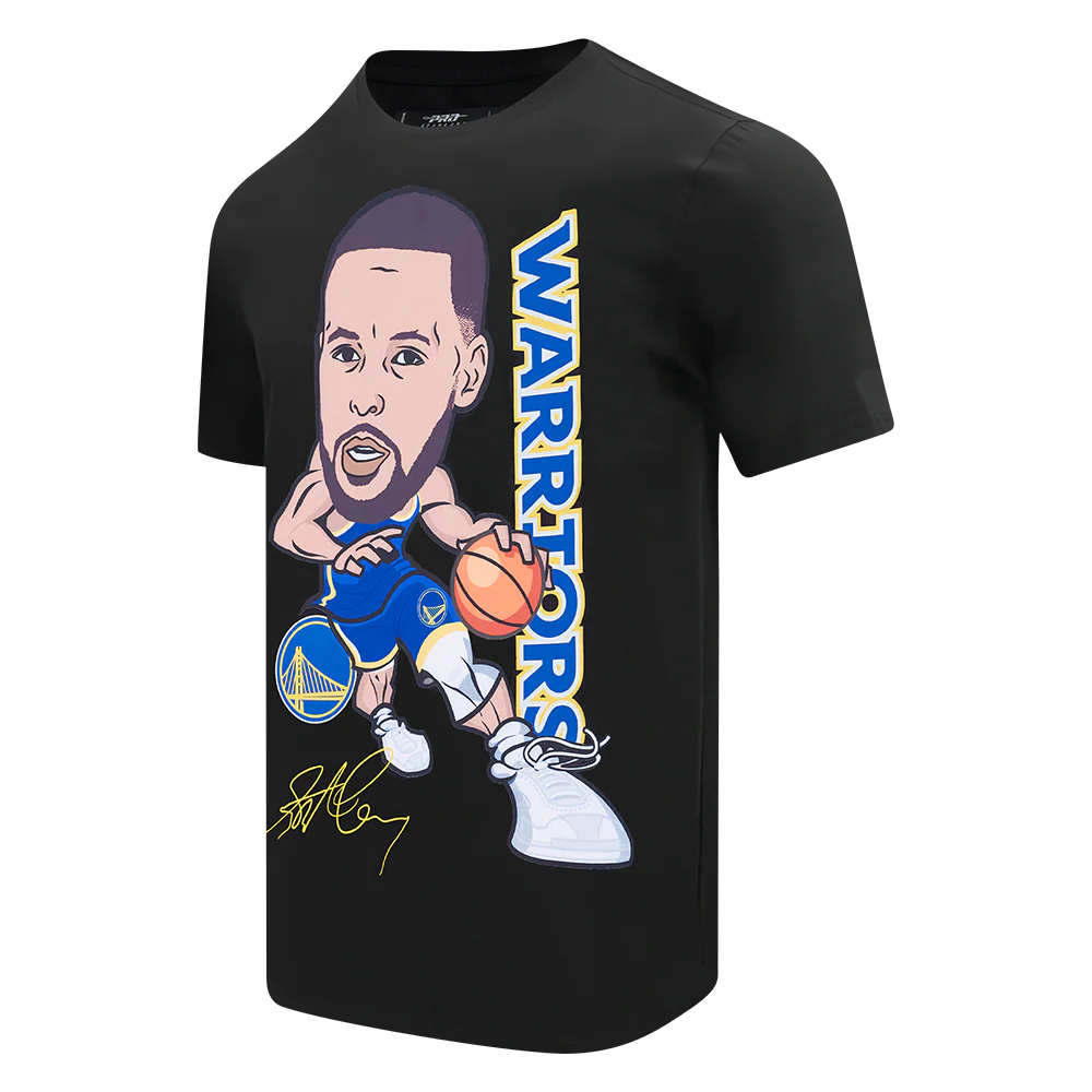 NBA GOLDEN STATE WARRIORS STEPH CURRY #30 DRIVE MEN'S TEE (BLACK) - Image 4