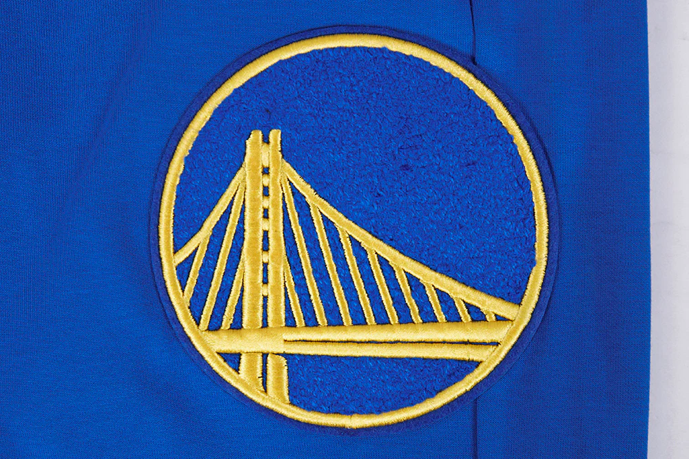 NBA GOLDEN STATE WARRIORS CLASSIC CHENILLE MEN'S JOGGER (ROYAL BLUE) - Image 5
