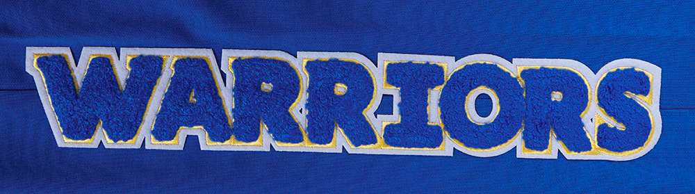NBA GOLDEN STATE WARRIORS CLASSIC CHENILLE MEN'S JOGGER (ROYAL BLUE) - Image 7