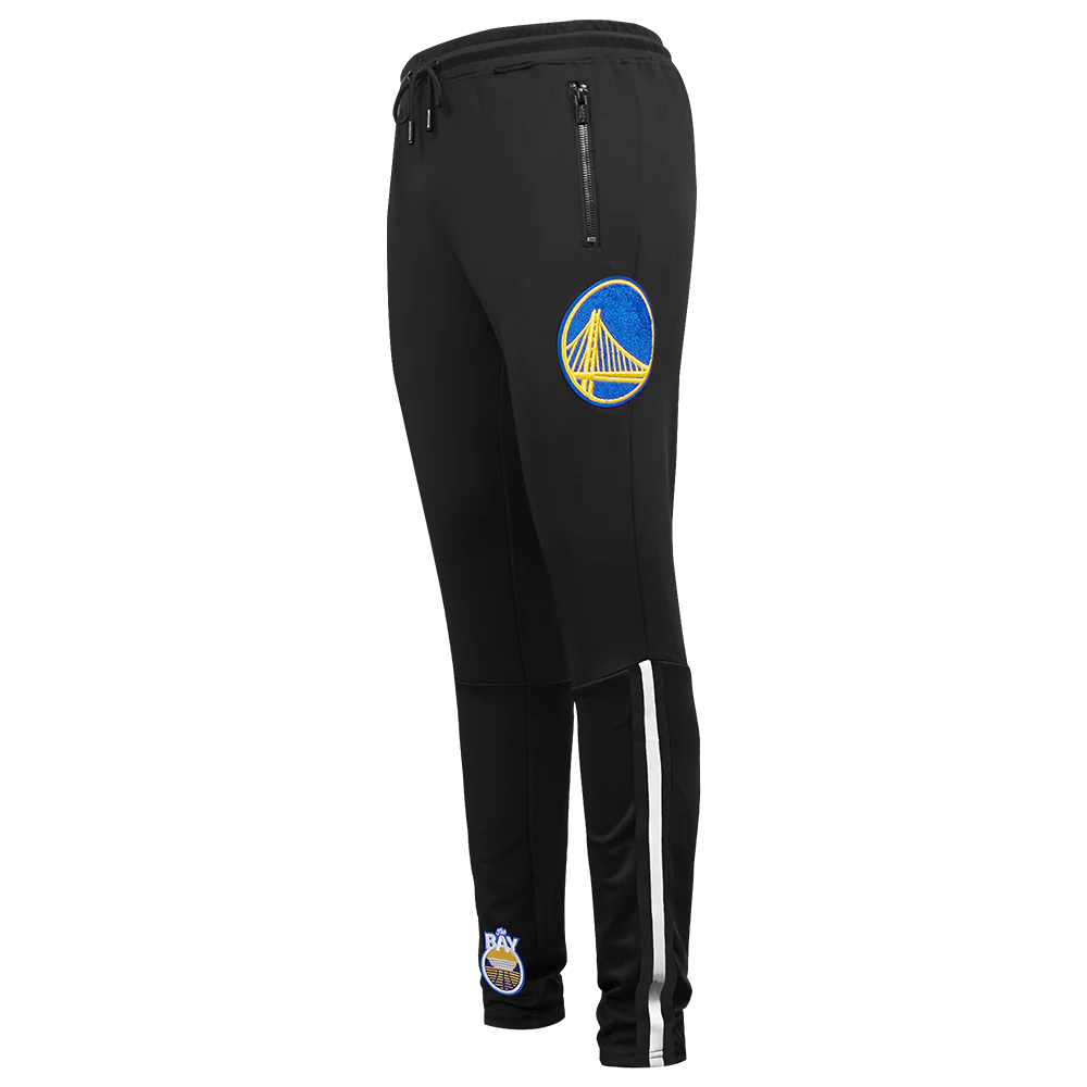 NBA GOLDEN STATE WARRIORS CLASSIC MEN'S DK TRACK PANT (BLACK) - Image 8