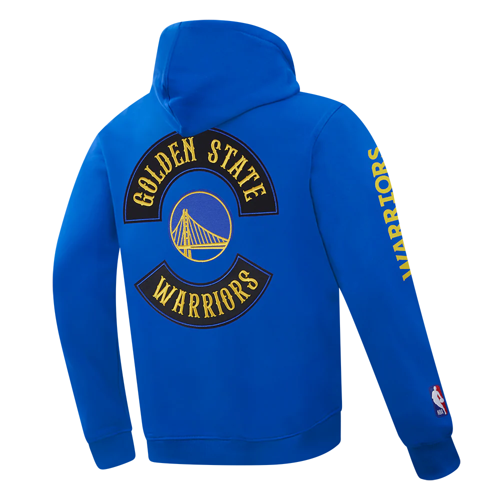 NBA GOLDEN STATE WARRIORS BORN FOR SPORT MEN'S FLC PO HOODIE (ROYAL BLUE) - Image 6