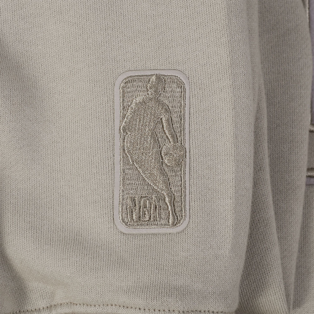 NBA GOLDEN STATE WARRIORS STEPHEN CURRY #30 NEUTRAL PNN MEN'S DROP SHOULDER FLC PO HOODIE (TAUPE) - Image 7