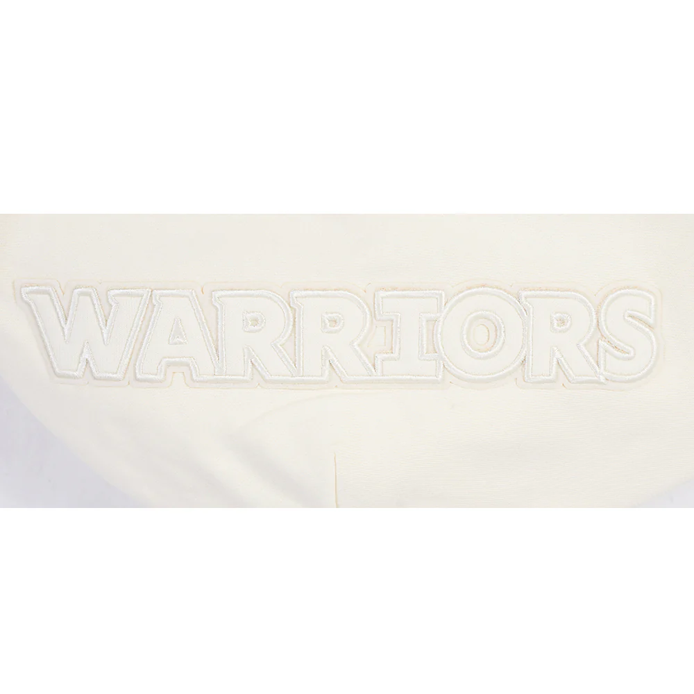 NBA GOLDEN STATE WARRIORS JIMMY BUTLER III #10 NEUTRAL PNN MEN'S DROP SHOULDER FLC PO HOODIE (EGGSHELL) - Image 9