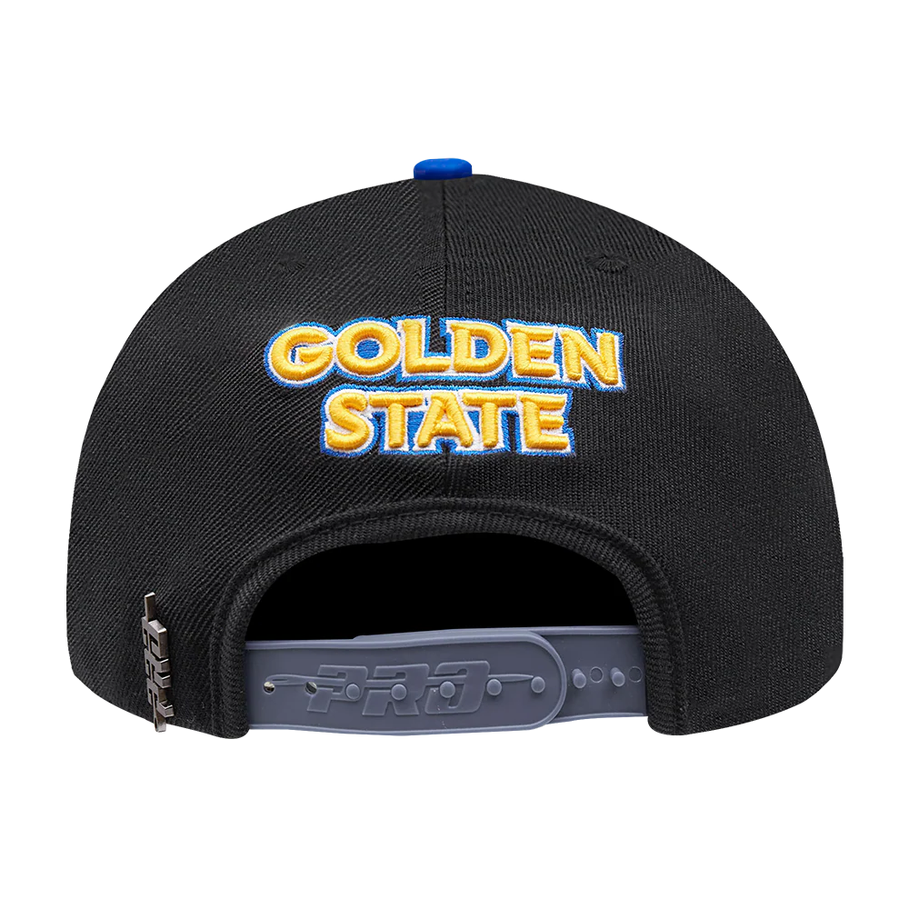 NBA GOLDEN STATE WARRIORS MASHUP UNISEX WOOL SNAPBACK HAT (BLACK) - Image 5