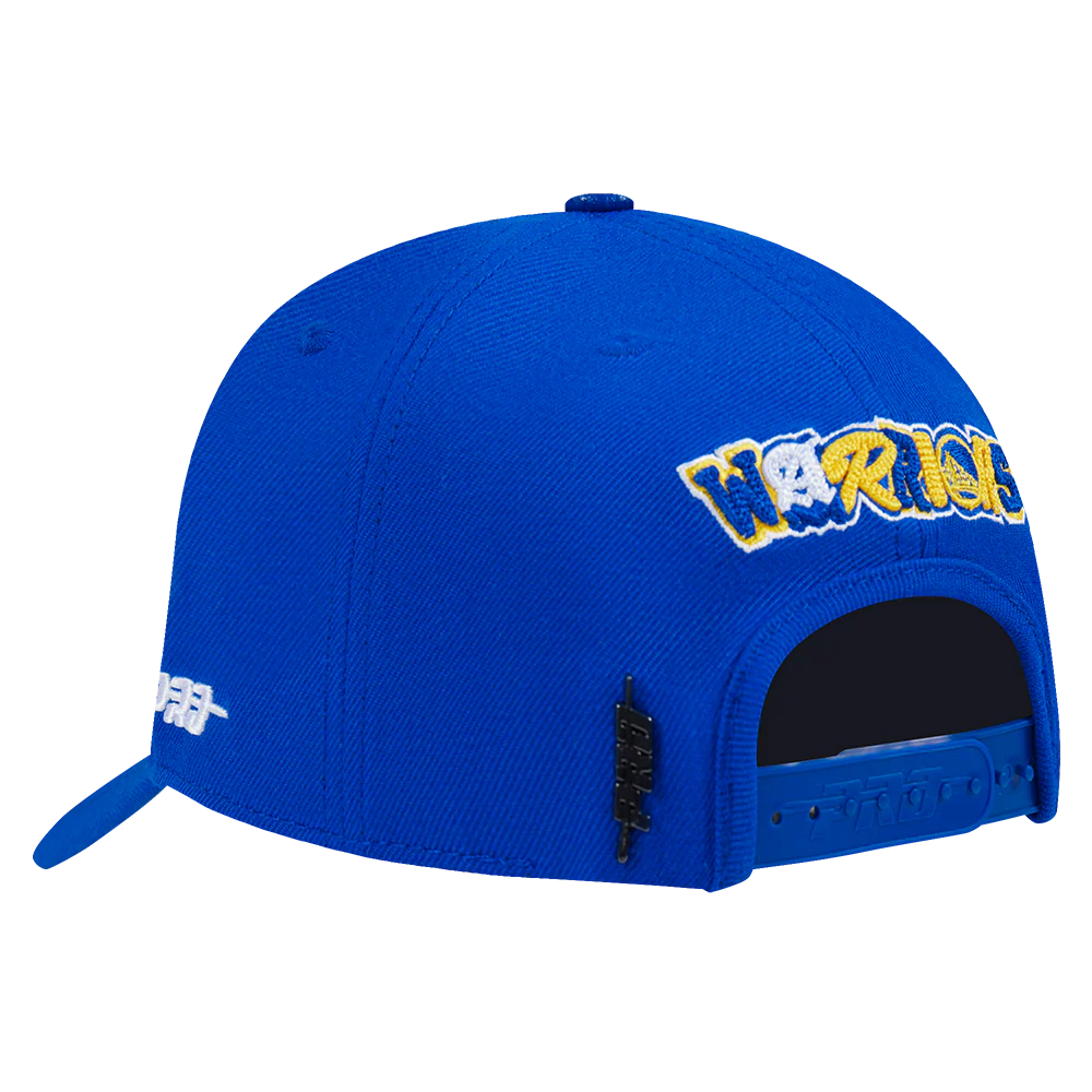 NBA GOLDEN STATE WARRIORS CITY RANSOM PINCH FRONT SNAPBACK HAT (ROYAL BLUE) - Image 3