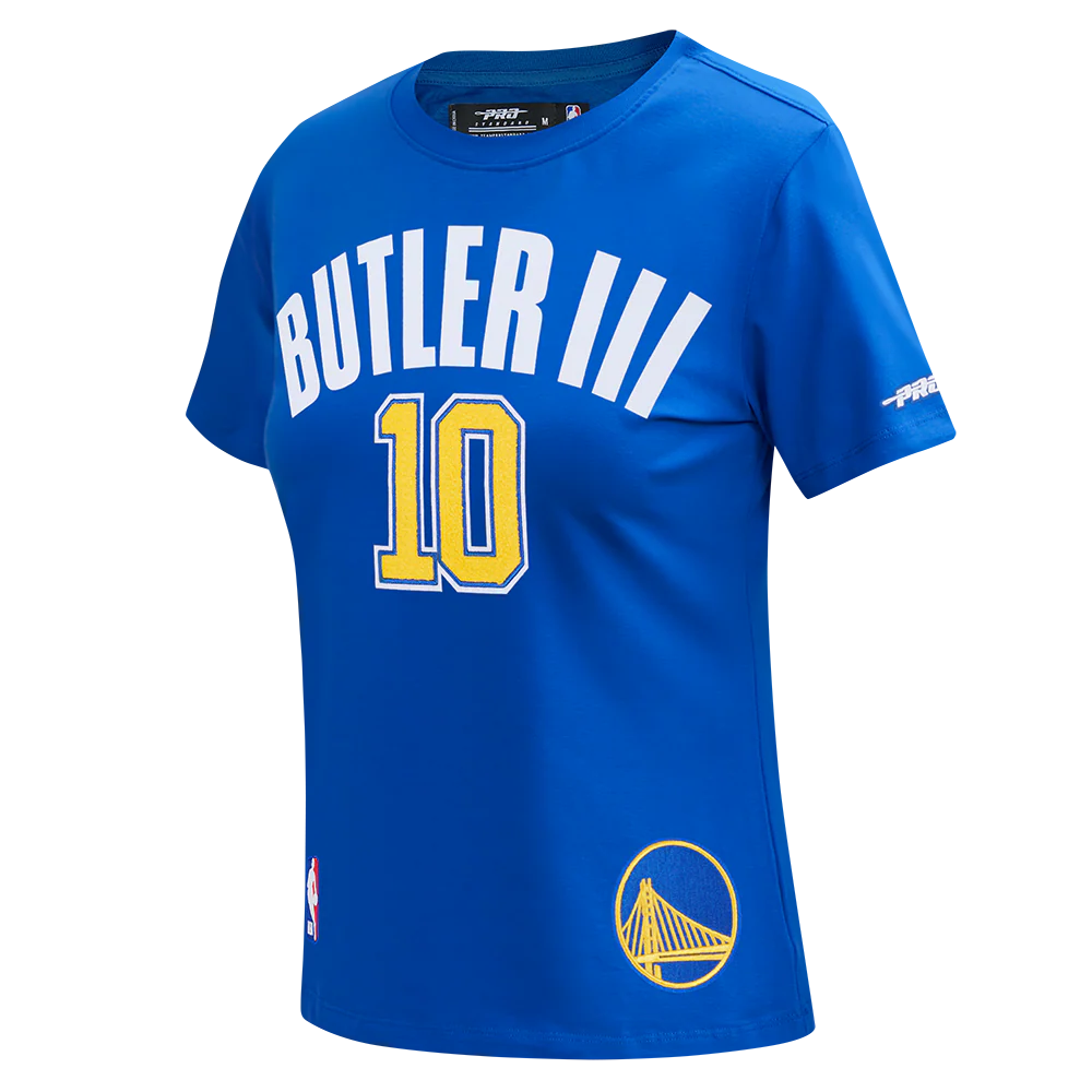 NBA GOLDEN STATE WARRIORS JIMMY BUTLER III #10 CLASSIC PNN WOMEN'S SJ (ROYAL BLUE) - Image 2