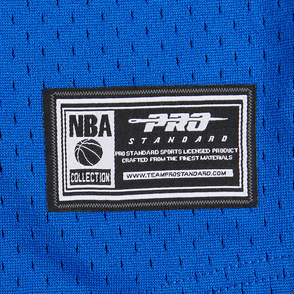 NBA GOLDEN STATE WARRIORS CLASSIC BIG BOYS MESH BUTTON DOWN SHIRT (ROYAL BLUE) - Image 7