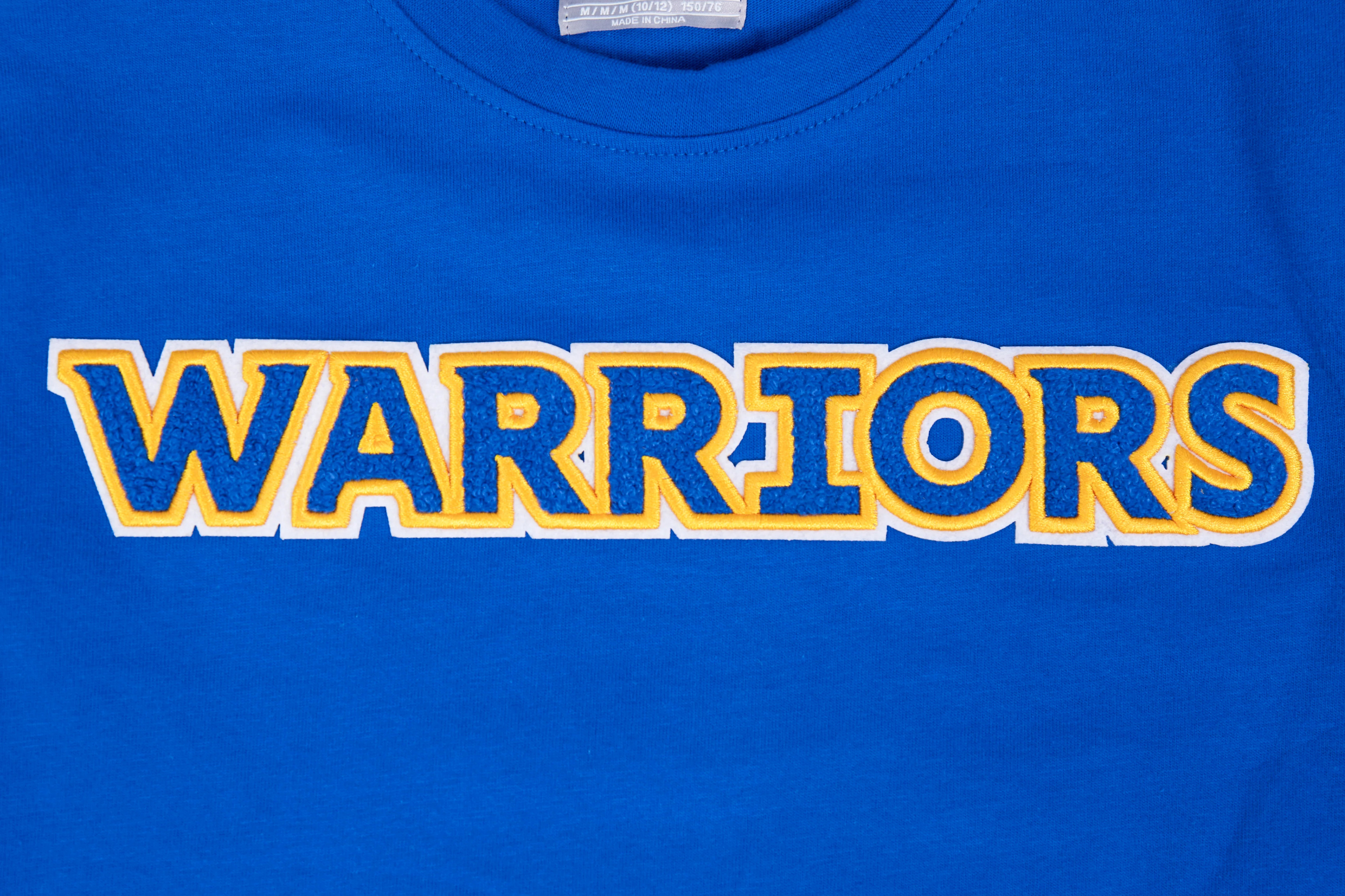 NBA GOLDEN STATE WARRIORS CLASSIC SINGLE JERSEY BIG BOYS SINGLE JERSEY TEE (ROYAL BLUE) - Image 3