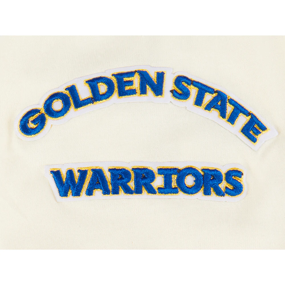 NBA GOLDEN STATE WARRIORS RETRO CLASSIC BIG BOY'S SS TEE (EGGSHELL) - Image 5