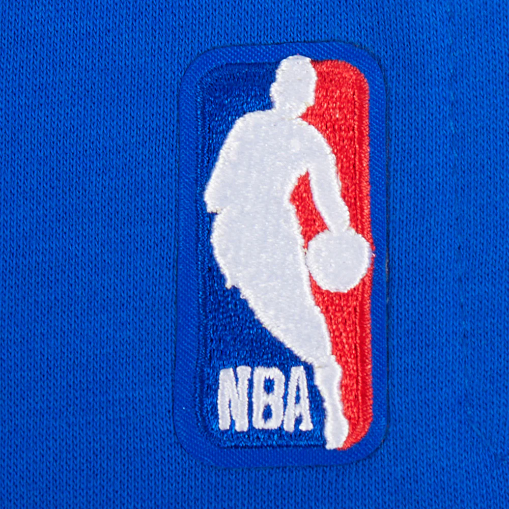 NBA GOLDEN STATE WARRIORS RETRO CLASSIC BIG BOY'S FLC SHORT (ROYAL BLUE) - Image 6